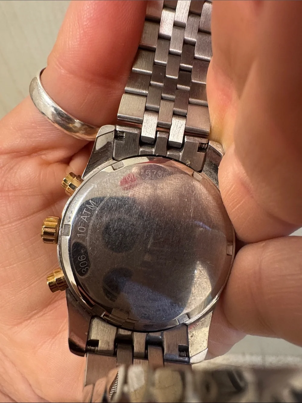 Michael Kors Gold and Silver Two-Tone Chronograph Bracelet Watch